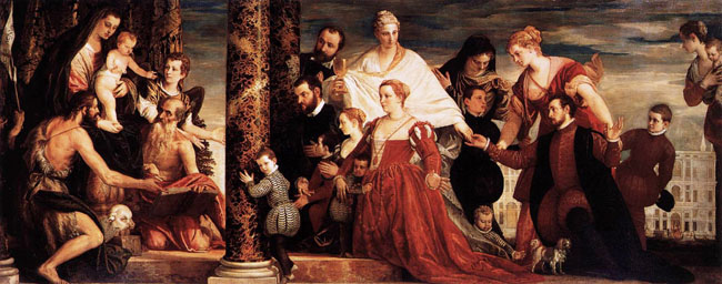 the adoration of the virgin by the coccina family